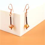 Burnt Orange AB Glass & Frosted Faceted Flying Saucer Beads Approx 8mm, 57pcs