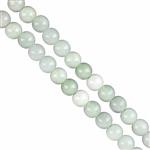 2x  Type A Jadeite Plain Rounds, Approx 6mm, 38cm Strands 