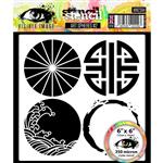 Visible Image Art Spheres #2 Stencil