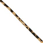 Leopard Print PU leather cord (Beige & Black), 4mm Approx 5m 