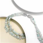 Natural Frost Amazonite, 4mm, 6mm, 8mm & 10mm With Downloadable Instructions By Claire Macdonald