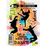 Visible Image Street Dance Boys Stamp Set