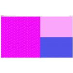 Jenny Jackson Blue, Pink & Purple FPP Block Twelve of the Month Kit: Paper Pattern & Fabric Panel
