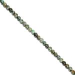 35cts African Jasper Plain Rounds Approx 4mm, 38cm Strand