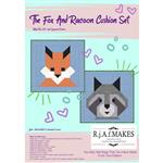 Rebecca Alexander Frost Fox & Raccoon Duo Cushion Cover Instructions