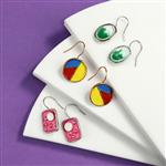 Silver Plated Brass Bezel Earrings Ovals - 10x14mm (3 pairs/pk)