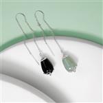 Type A Jadeite Gemstone Egg Pendant Set with 925 Sterling Silver Findings & Bracelet