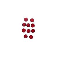 Preciosa Ornela Opaque Red Travetin Table Cut Beads, 15mm (10pk)