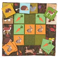 The Crafty Co. Woodland Creatures Game Kit: Instructions, Fabric Panel & Fabric (1.5m)