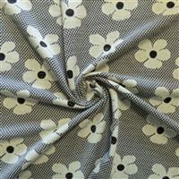 Daisy Marleise Ponte Roma Style Floral Jersey Fabric 0.5m