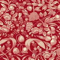 Edyta Sitar Strawberries and Cream Valley Candy Fabric 0.5m