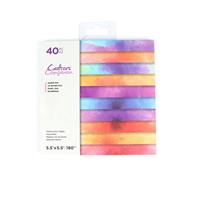 Crafters Companion - Watercolour Pages - 5.5" x 5.5" Paper Pad (40 sheets)