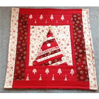 Sew with Beth Christmas Tree Cushion Kit Red & Gold