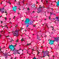 Artworks XIX Pink Tossed Confetti Fabric 0.5m