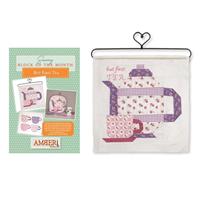 Amber Makes Sewing Block of the Month: But First Tea - Panel & Instructions