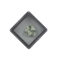 3.50cts Alpine Cut Green Amethyst Approx 12x11.5mm Loose gemstone (IR)