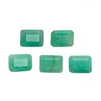 3.5cts Sakota Emerald 7x5mm Octagon Pack of 5 (O)