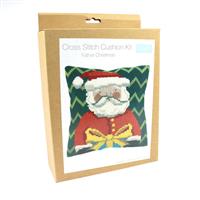 Cross Stitch Kit: Cushion: Father Christmas - 40cm x 40cm 