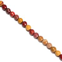 80 cts Mookite Faceted Rounds Approx 6mm,38cm Strand