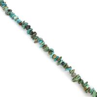 90cts Turquoise Small Nuggets Approx 4x5-4x13mm, 38cm strand