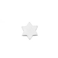 925 Sterling Silver Star Solderable Accents Approx 9mm 