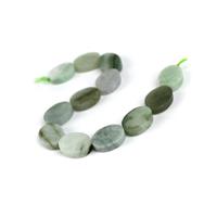 140cts Type A Burmese Multi-Colour Jadeite Faceted Oval Approx 12x16mm, 19cm strand