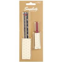 Simplicity Vintage Seam Ripper and Gauge with  Pleather Covers