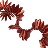 CzechMates Two Hole Daggers 16 x 5mm : ColorTrends: Saturated Metallic Blooming Dahlia