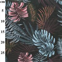Fauna Black Chiffon Print Fabric 0.5m
