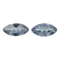 0.8cts Bi Colour Tanzanite 8x4mm Marquise Pack of 2 (H)