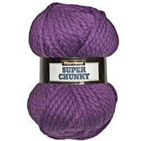 Marriner Violet Super Chunky Yarn 100g