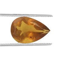 0.55cts Burmese Amber 10x7mm Pear  (N)