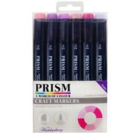 Prism Craft Markers - Pinks, Contains 6 Prism Craft Markers in co-ordinating Pink Shades