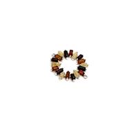Baltic Multic Colour Amber Connector Approx 34x30mm (Inc. Cognac, Butterscotch, Cherry)