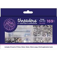 Threaders Snap Tool Kit - Silver - 169 PCS Save 20%