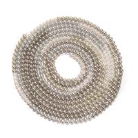 Silver Ombre Shell Pearl Rounds Approx 6mm, 3 Metre Strand 