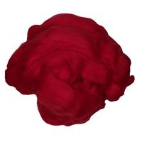 Bright Red Wool Tops, 50g
