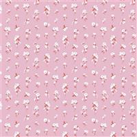 Riley Blake Heartsong Rock Roses Pink Fabric 0.5m