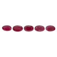 1cts Burmese Ruby 5x3mm Oval Pack of 5 (H)