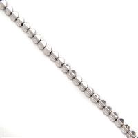 45cts Silver Haematite Fancy Beads Approx 3.5m, 38cm Strand