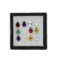 3.80cts  Set of 12 Gemstones Approx 6x4mm Pear