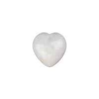 14cts Type A Lavender Jadeite Heart Shape Cabochon Approx 15mm, 1pc