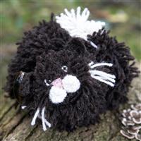 Woolly Chic Black And White Cat Crochet Tea Cosy Kit