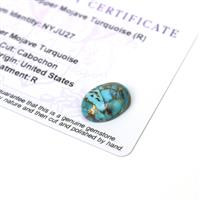 5.2cts Copper Mojave Turquoise 16x12mm Oval  (R)
