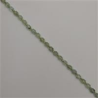 110cts Prehnite Faceted Satellite Beads Approx 8x7mm, 38cm