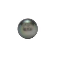 Grey Tahitian Cultured Pearl Round Top Drilled Approx 7mm (1pc)