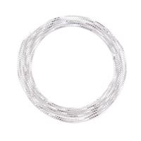 925 Sterling Silver Rope Chain, 1m 