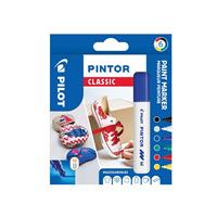 Medium point Classic Colours Fabric Pens Pack of 6 