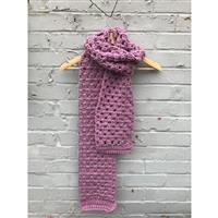 Adventures in Crafting Pink In Vogue Scarf Crochet Kit