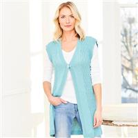 Stylecraft Naturals Bamboo & Cotton Waistcoat Surf x 7 Balls Size 44-50in 